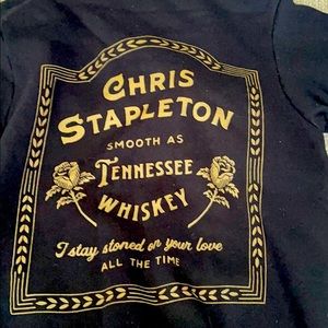 Black zip-up Chris Stapleton Hoodie Small